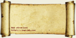 Zorana Klincov vizit kartica